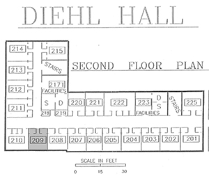Diehl 2nd floor plan
